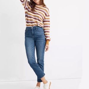 Madewell Classic Straight Cropped Jean, High Rise
